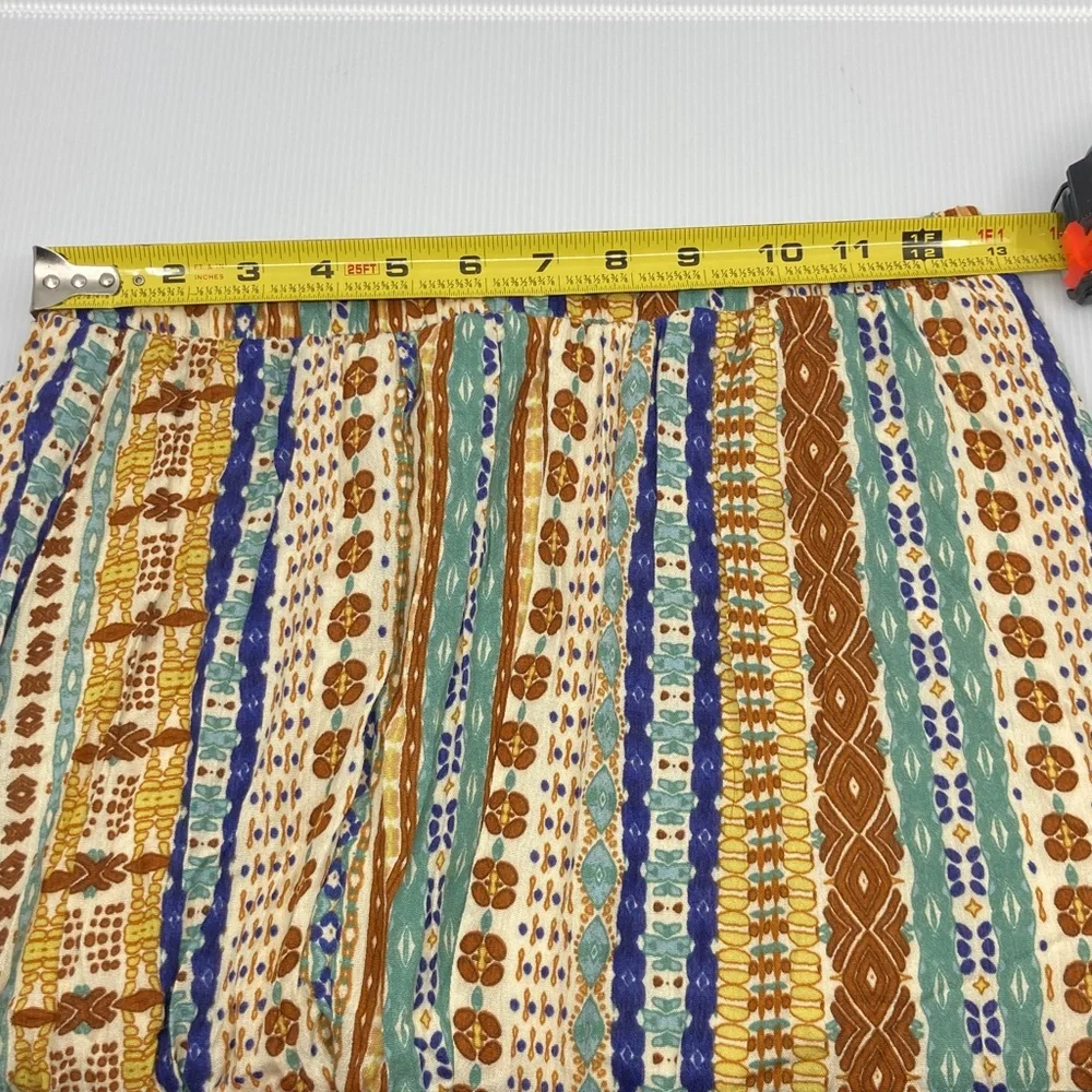Gilli Bohemian Striped Maxi Skirt size Small